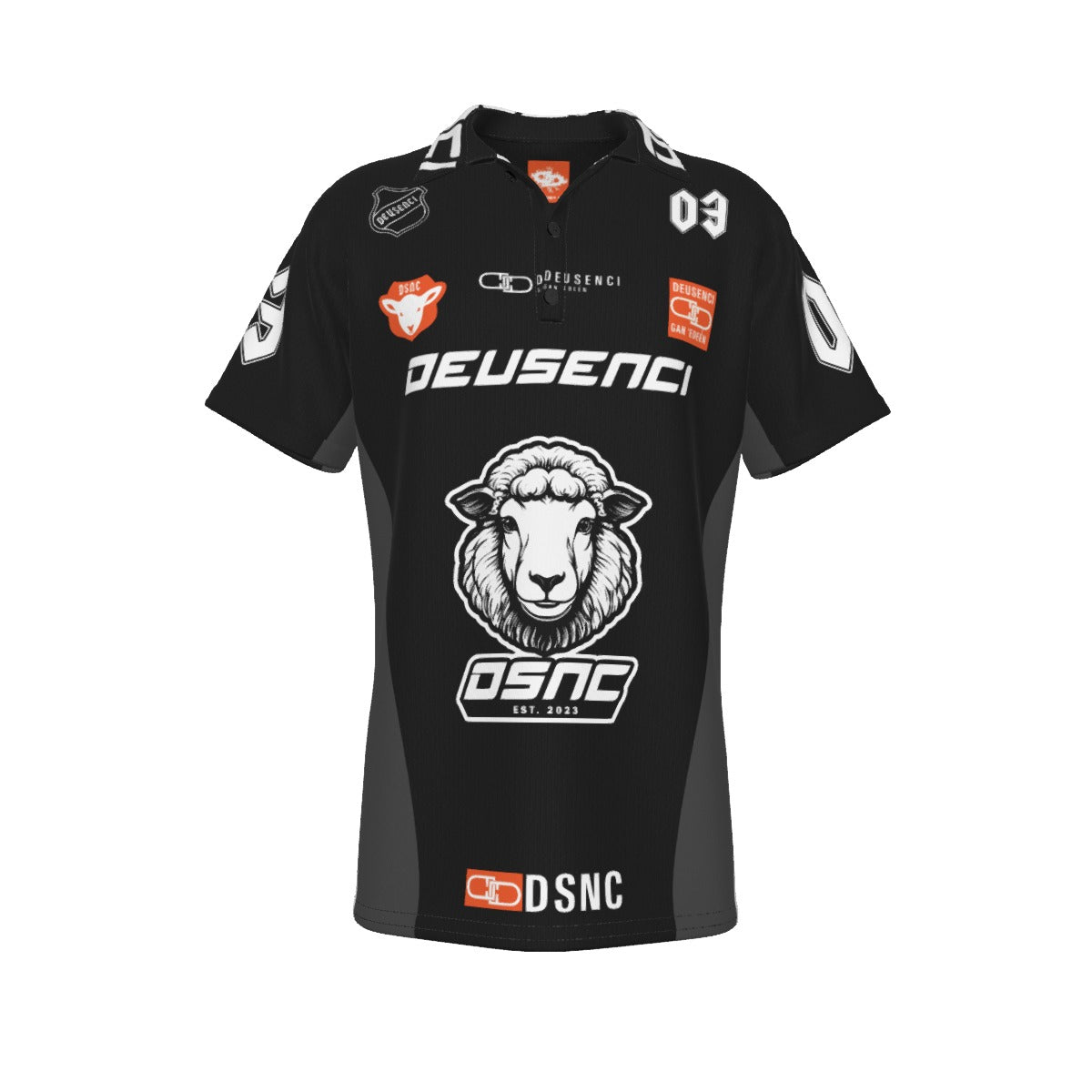 Holy T. 1.0 Unisex Polo Shirt (Black)