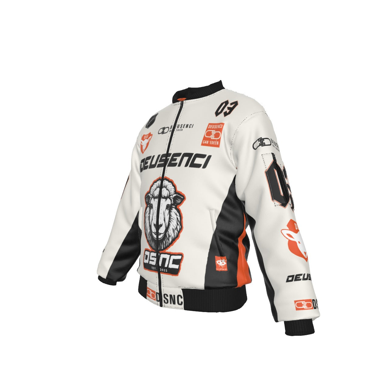 Agnus 1.0 (Bone White) Bomber Jacket