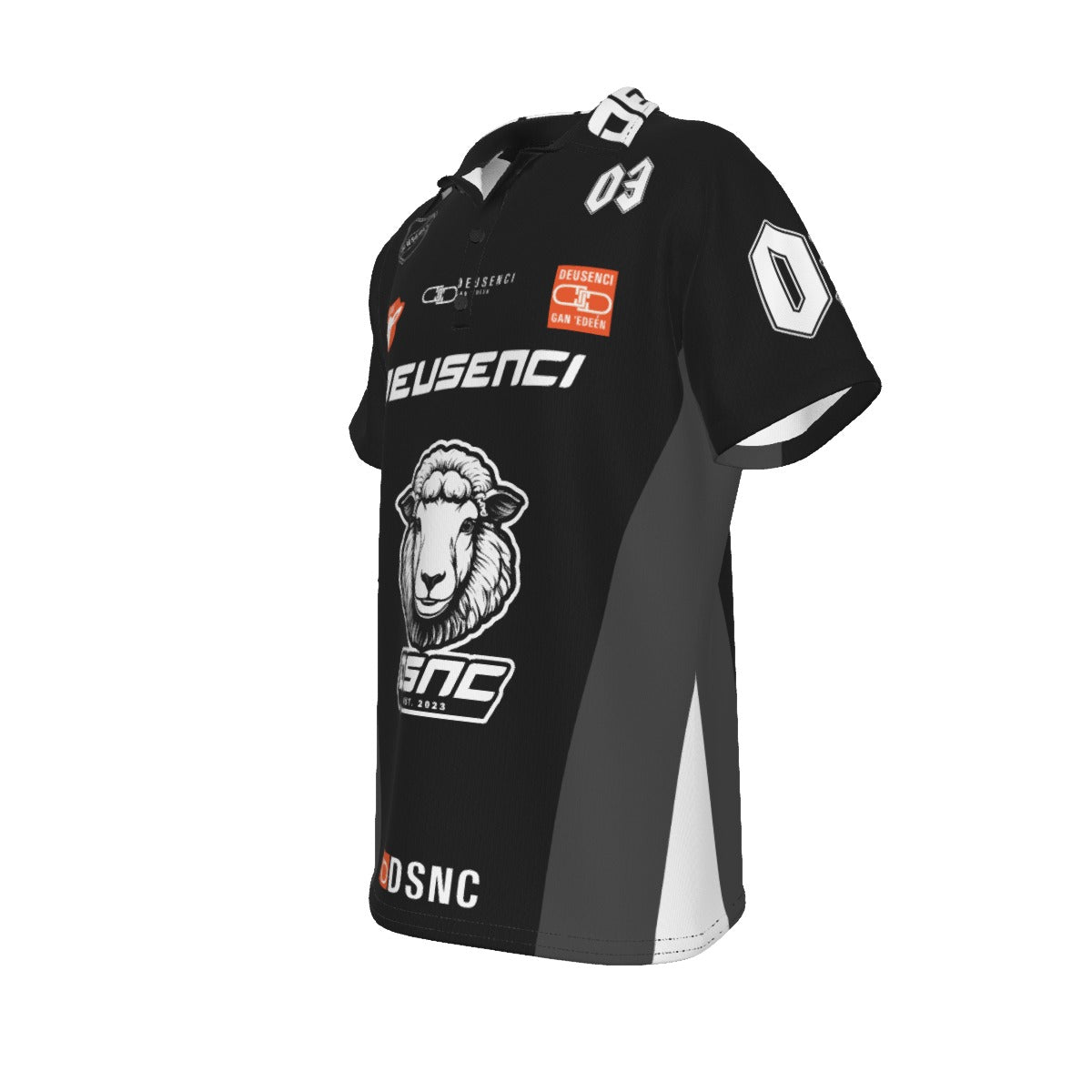Holy T. 1.0 Unisex Polo Shirt (Black)