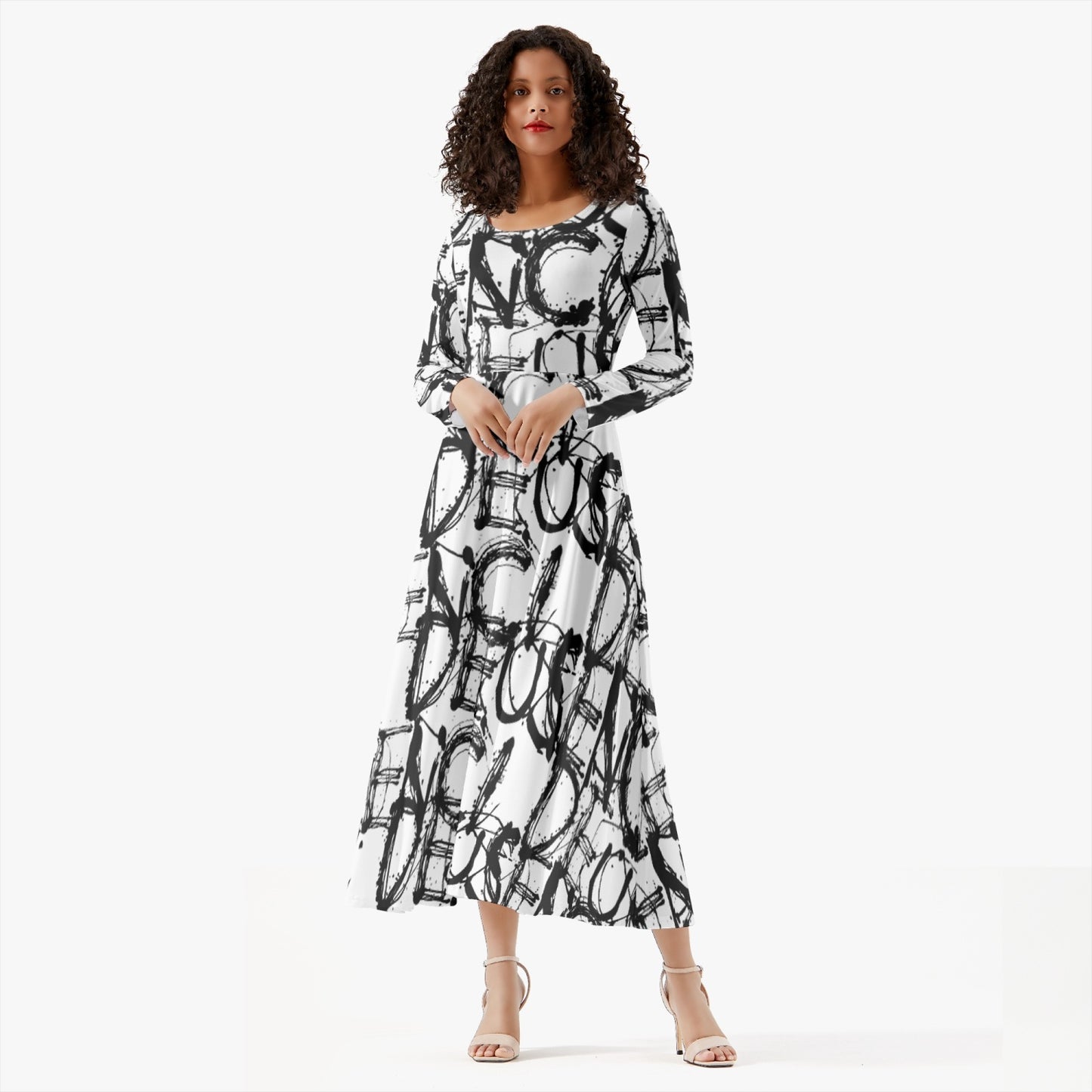 Female Vestis Dei 1.0 Long-Sleeve One-piece Dress