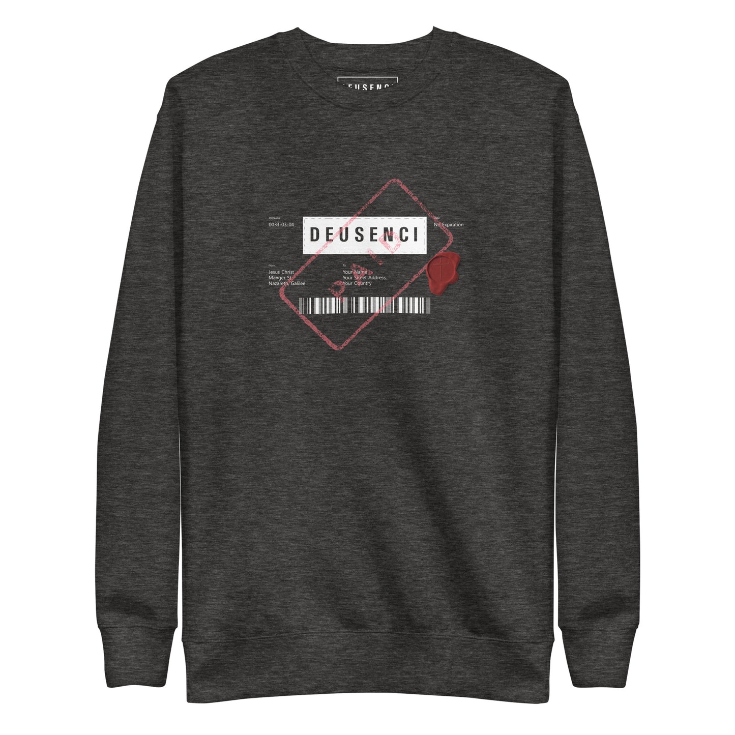 Paid in Full 1.0 Unisex White Logo Sweatshirt