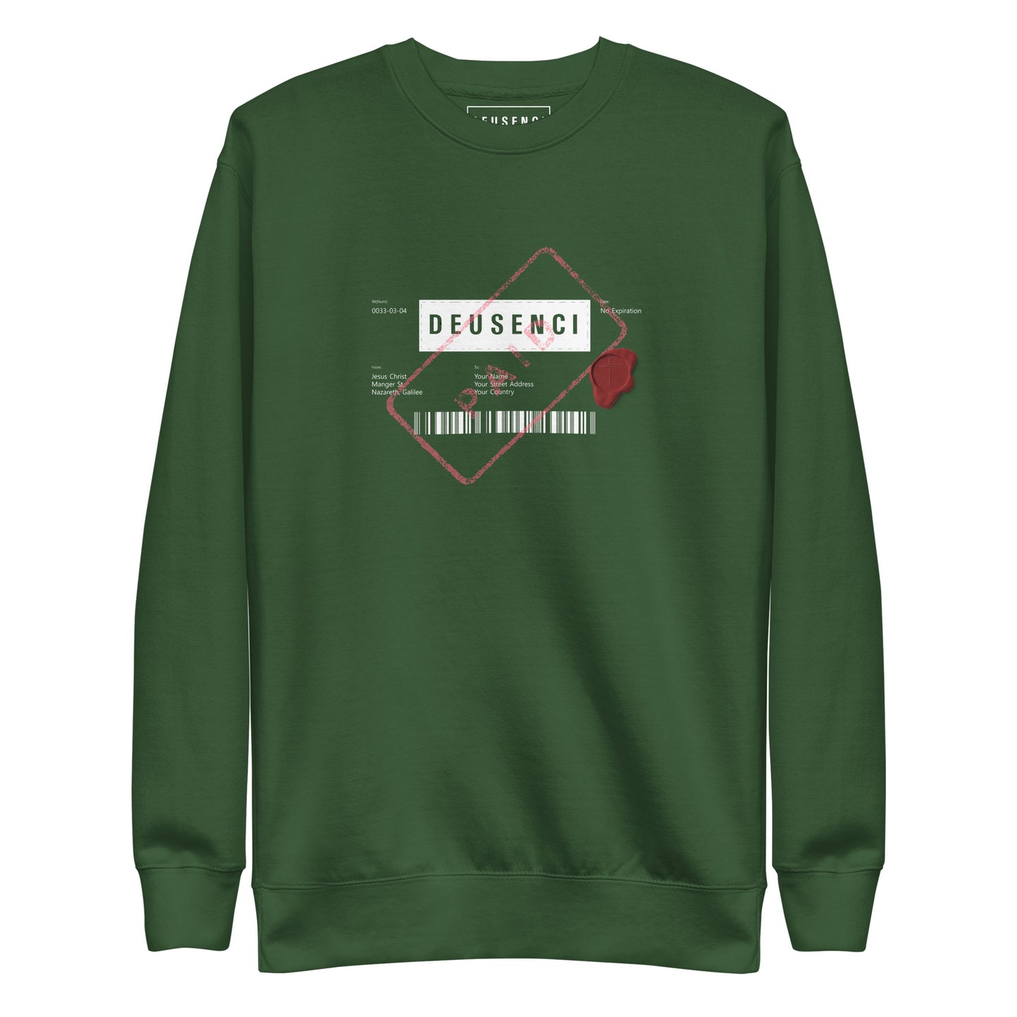 Paid in Full 1.0 Unisex White Logo Sweatshirt