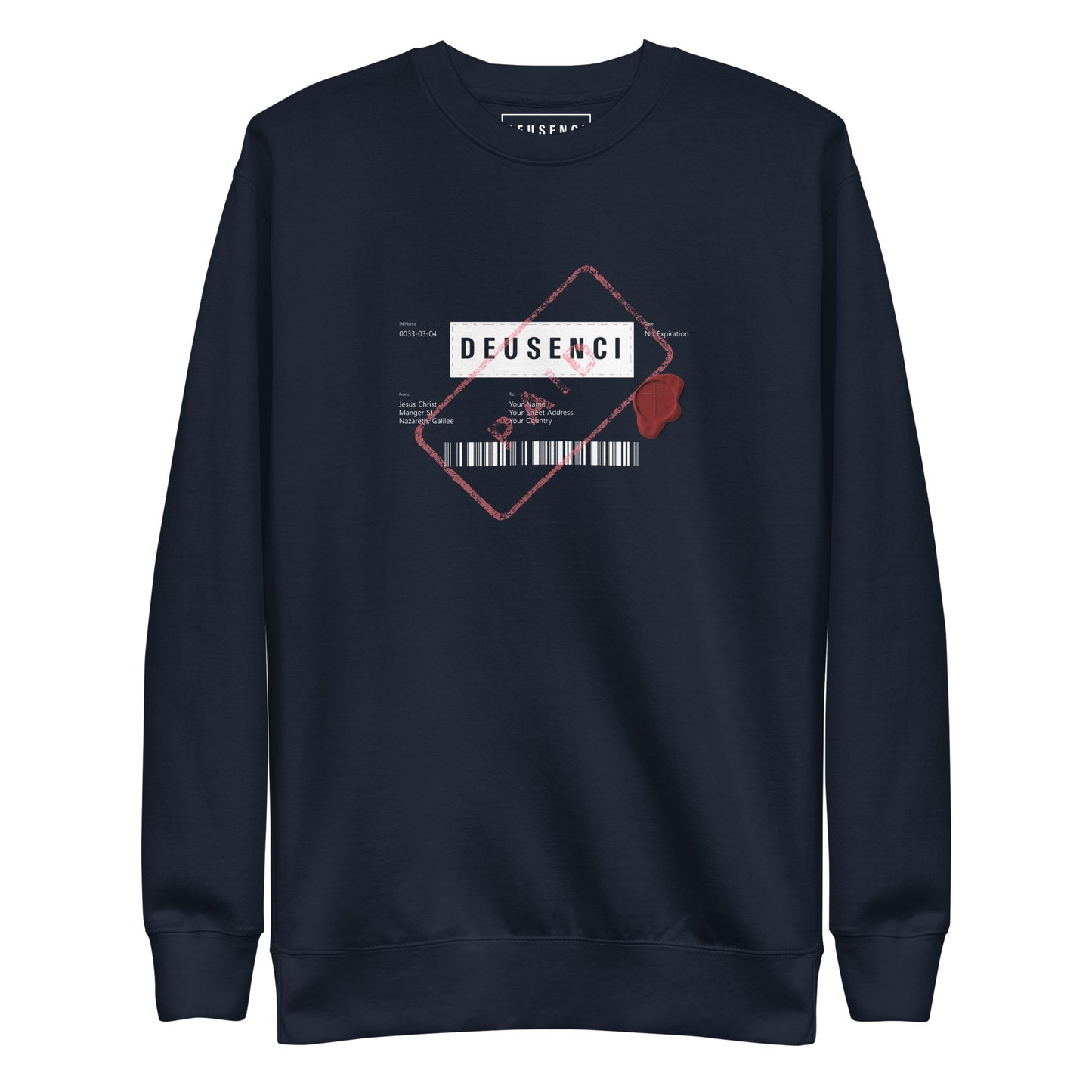 Paid in Full 1.0 Unisex White Logo Sweatshirt