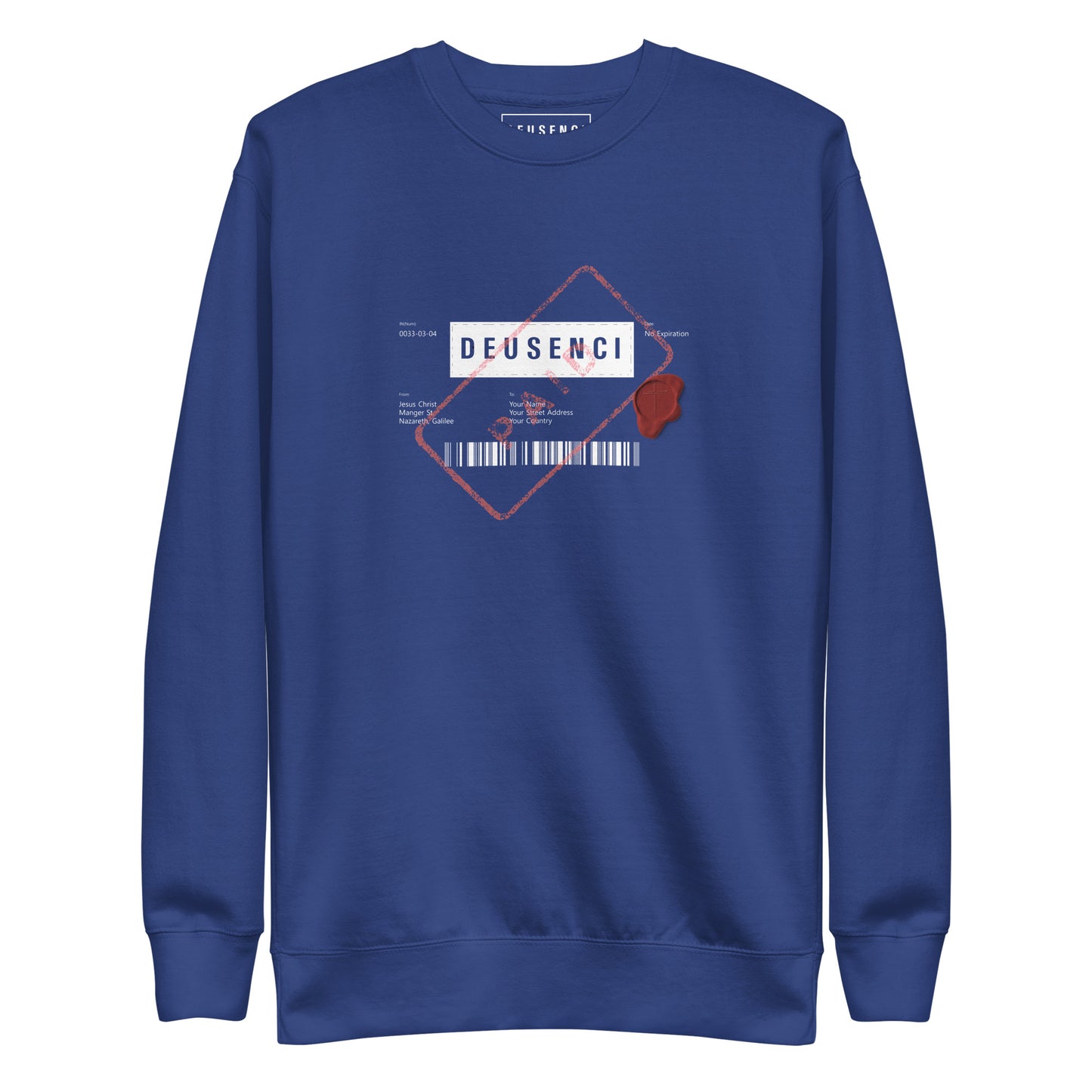 Paid in Full 1.0 Unisex White Logo Sweatshirt