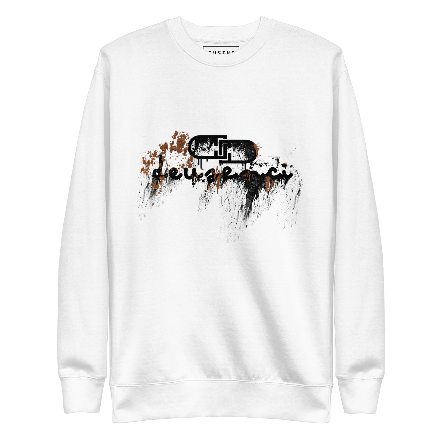 Unisex Ego Sum Fictilis 1.0 Sweatshirt Bianco